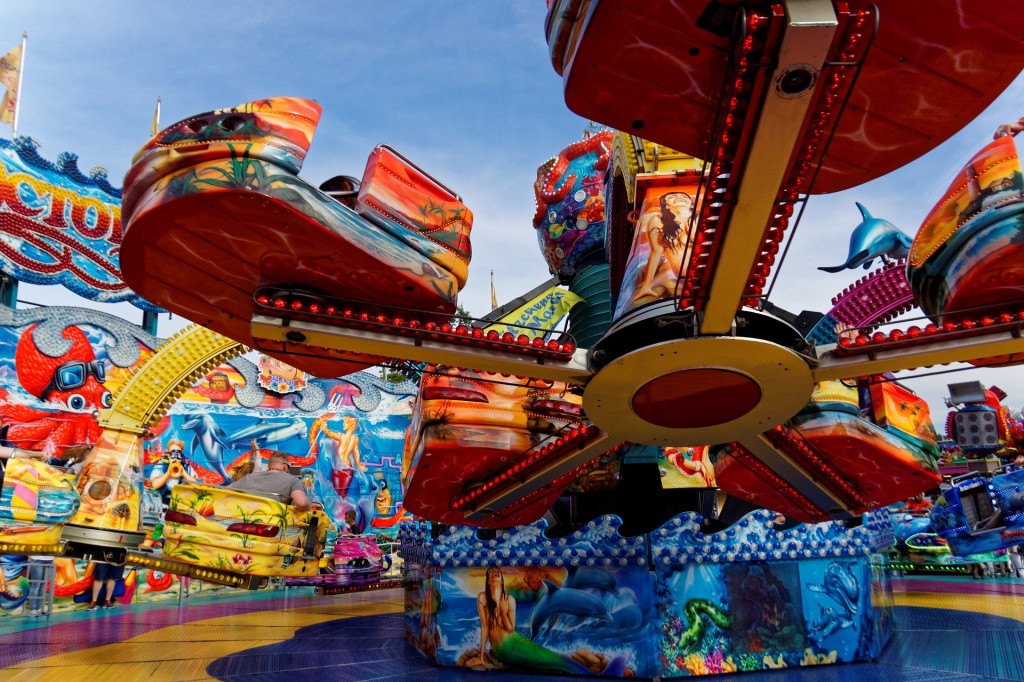 Make sure to check out some of the fair rides and concessions if you come for the huge 4th of July celebration.
